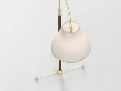 Curves Floor Lamp 3D model