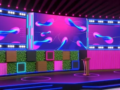 Virtual Stage 3D model