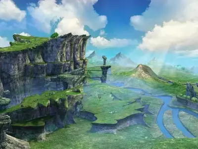 Mountain  Scene 3D model