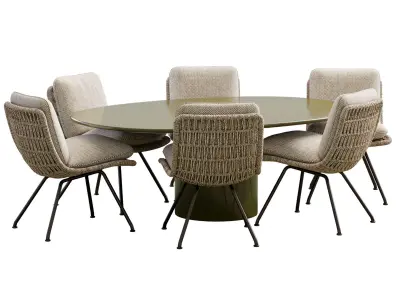 Pattie Cord Outdoor Chair 3D model