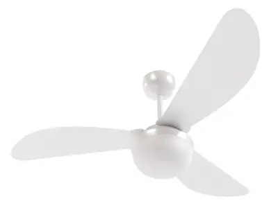 Ceiling Fan 3D Model Blender OBJ FBX STL Multi Format Low-poly 3D model