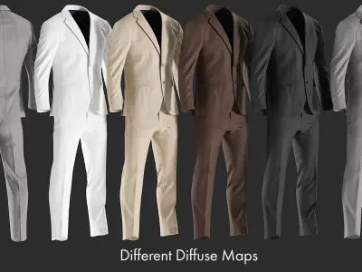  Men's Jacket with Pants 2 