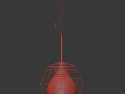 Untitled cage pendant lamp 3D model