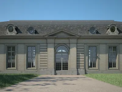 Classical Building II 3D model