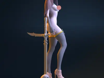 Naughty Sister 3D print model