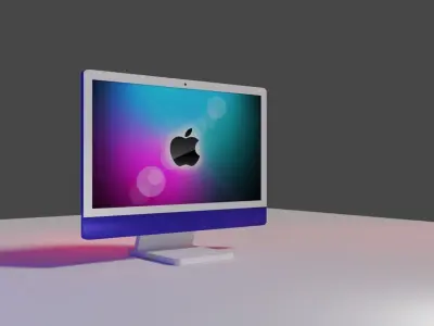 Apple iMac  3D model