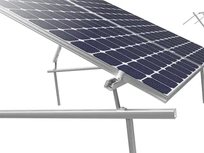 Sun Solar Panels PBR 3D model