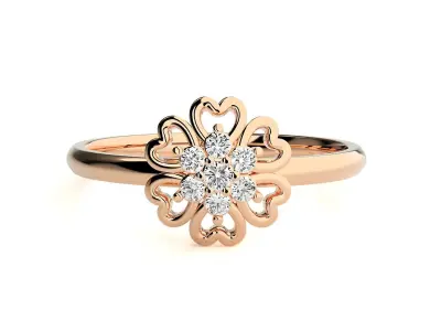 Women ring 3D print model 80