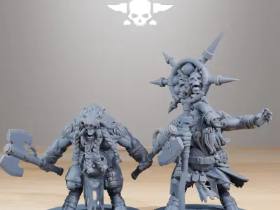 Corrupted Beasts 3D print model