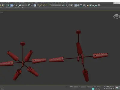 VALANTE CHANDELIER Low-poly 3D model