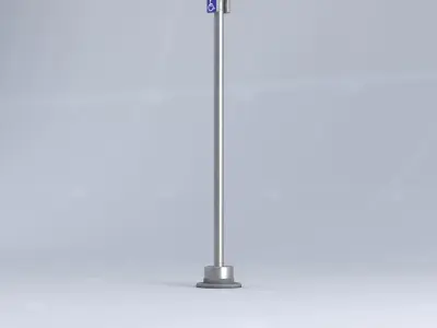 Toronto Bus Stop 04 3D model