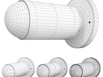 Polaris Sconce Low-poly 3D model