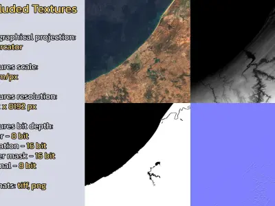 Rabat Morocco City Landscape 3D Model 3D model