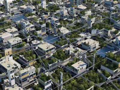 Future City HD A 3 3D model