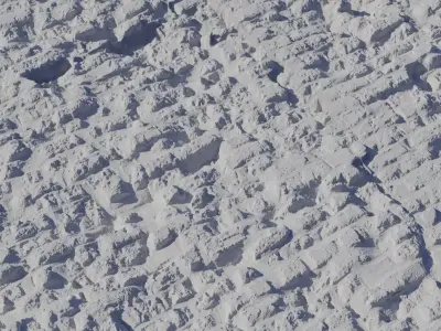 Rubble Filled Brick Wall PBR Texture Texture