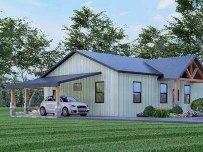 Barndominium House Design   3D model