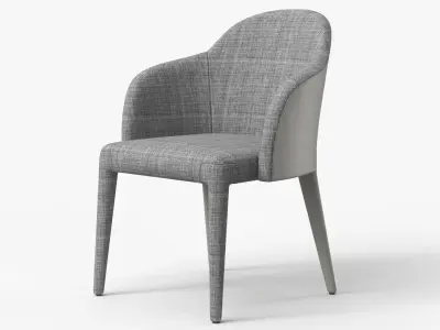 Fendi Chair Cream Suit - PBR Low-poly 3D model