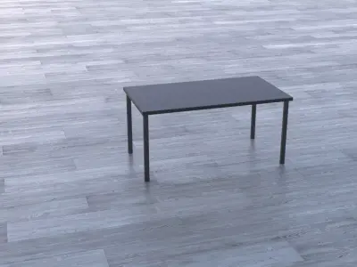 Basic Coffe Table Low-poly 3D model