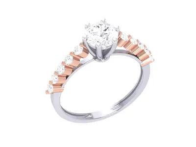  Women Ring MTL 3dm STL OBJ FBX Details 3D print model 53