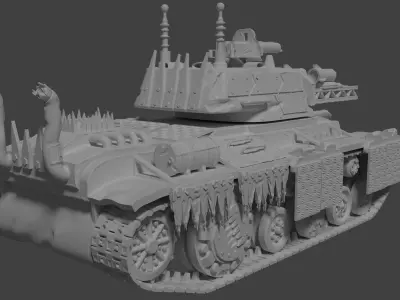 Ork Tank KV-1 3D print model 3D print model