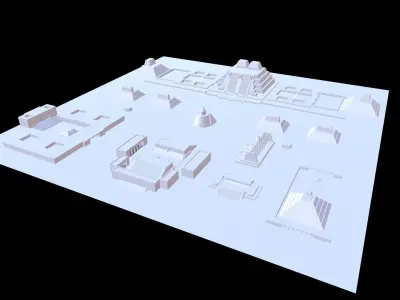 TENOCHTITLAN CITY - TEMPLO MAYOR 3D print model