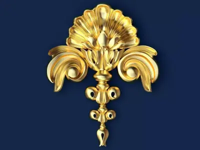 dekor ornament 3D model 25