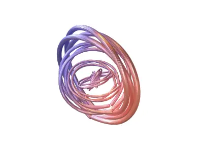 Abstract Shape v8 004 Low-poly 3D model
