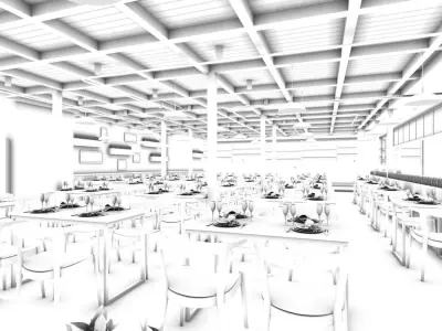 Business - Food - 098 3D model