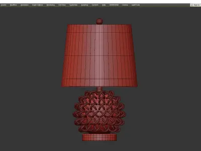 Gellifawr Boucle Table Lamp Low-poly 3D model