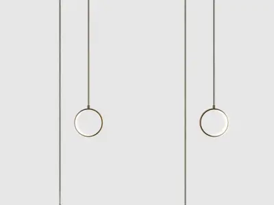 Hanging ceiling lamp OFELIA black Lampatron 3D model 3D model