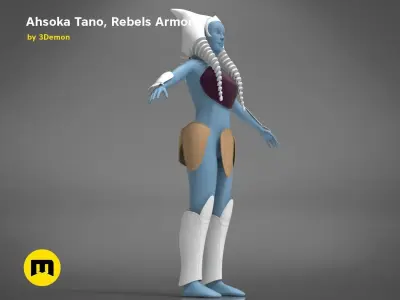 Ahsoka Tano - Rebels Armor 3D print model