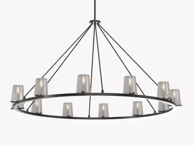 Pauillac Round Chandelier 60 in 3D model