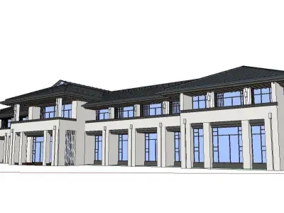 vacation spot-Resort-Fashion Leisure Hotel-0242 3D model