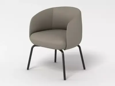 PlusHalle Low Nest Chair 3D model