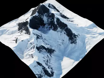 Snow Mountain 04 3D model