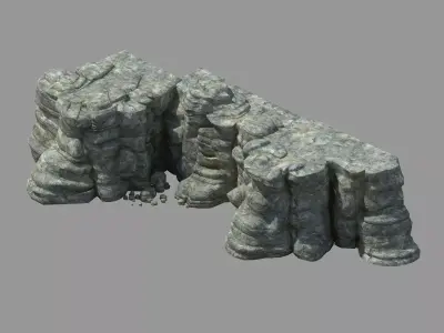 Mountain - Stone 36 3D model