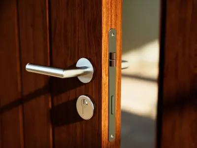 Interior door 3D model