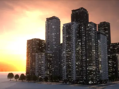 City Block Type B06 3D model