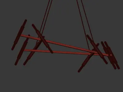 CHANDELIER LE DIAMANT JONATHAN BROWNING  3D model