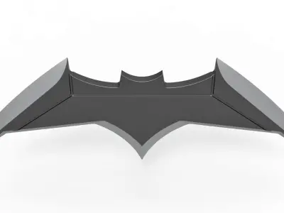 Batarang Dawn Of Justice Low-poly 3D model