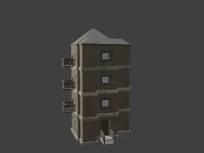 House Model 89 Low-poly 3D model