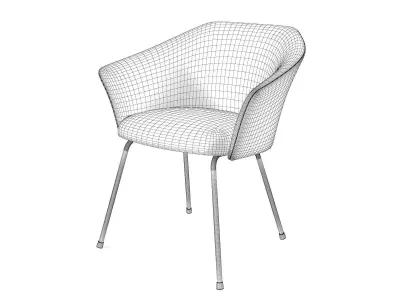 Cm 145 Carver Chair 3D model