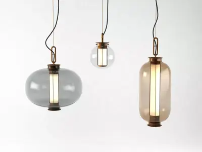 Bai modern pendant lights 3D model