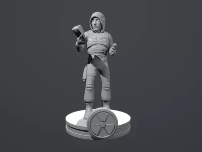 Chibi stalker Loner2 3D print model