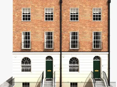 Old English Block House 3D model