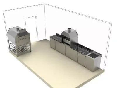 KITCHEN 98 3D model