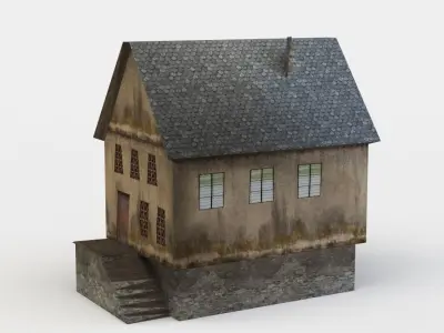 House old Low-poly 3D model