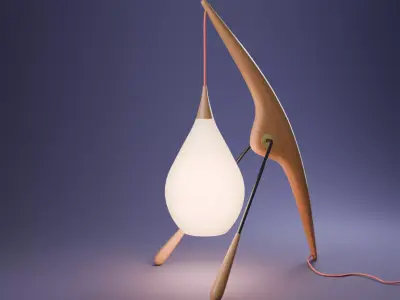 Rispal table lamp 3D model