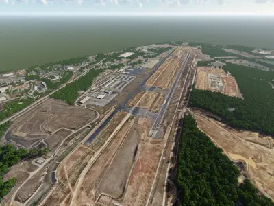 Asheville Regional Airport 3D model