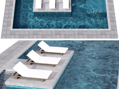SWIMMING POOL NO103 A 3D model